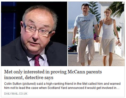 sutton colin dci met police innocent mccann proving interested parents only wife references appointments edit dellow john
